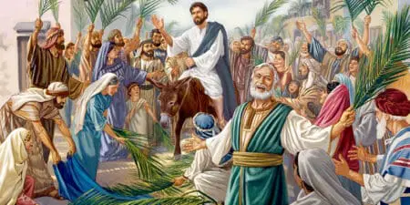Hari Raya Pondok Daun Dan Penggenapannya yesus disambut bangsa israel dengan daun palem adalah sejarah hari raya pondok daun