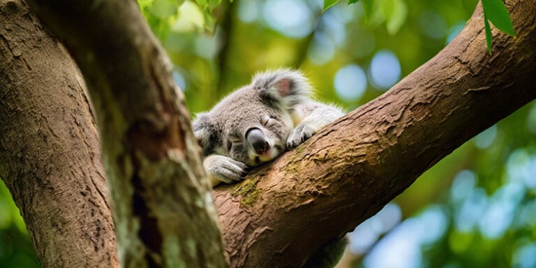 koala mayoritas waktunya untuk tidur